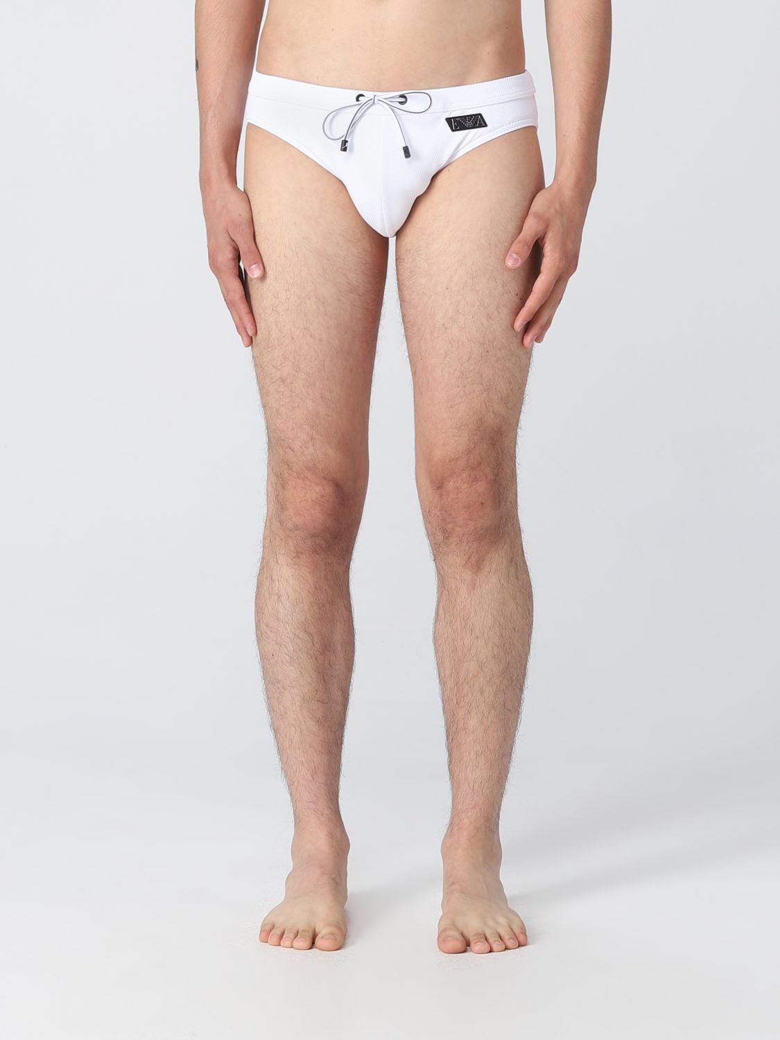 Ea7 Swimsuit  Swimwear Men In White