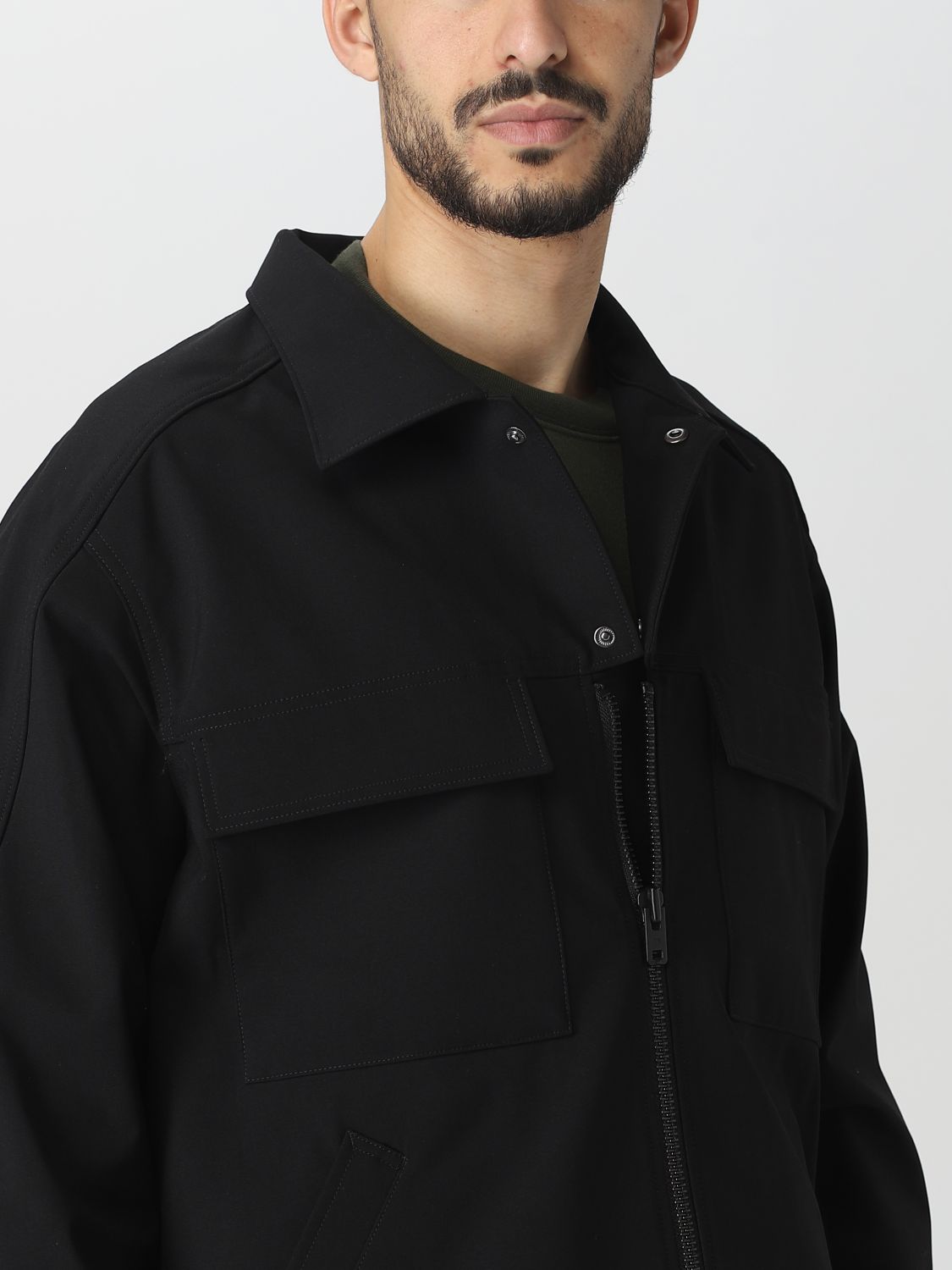 Y-3: jacket for man - Black | Y-3 jacket H63045 online on GIGLIO.COM