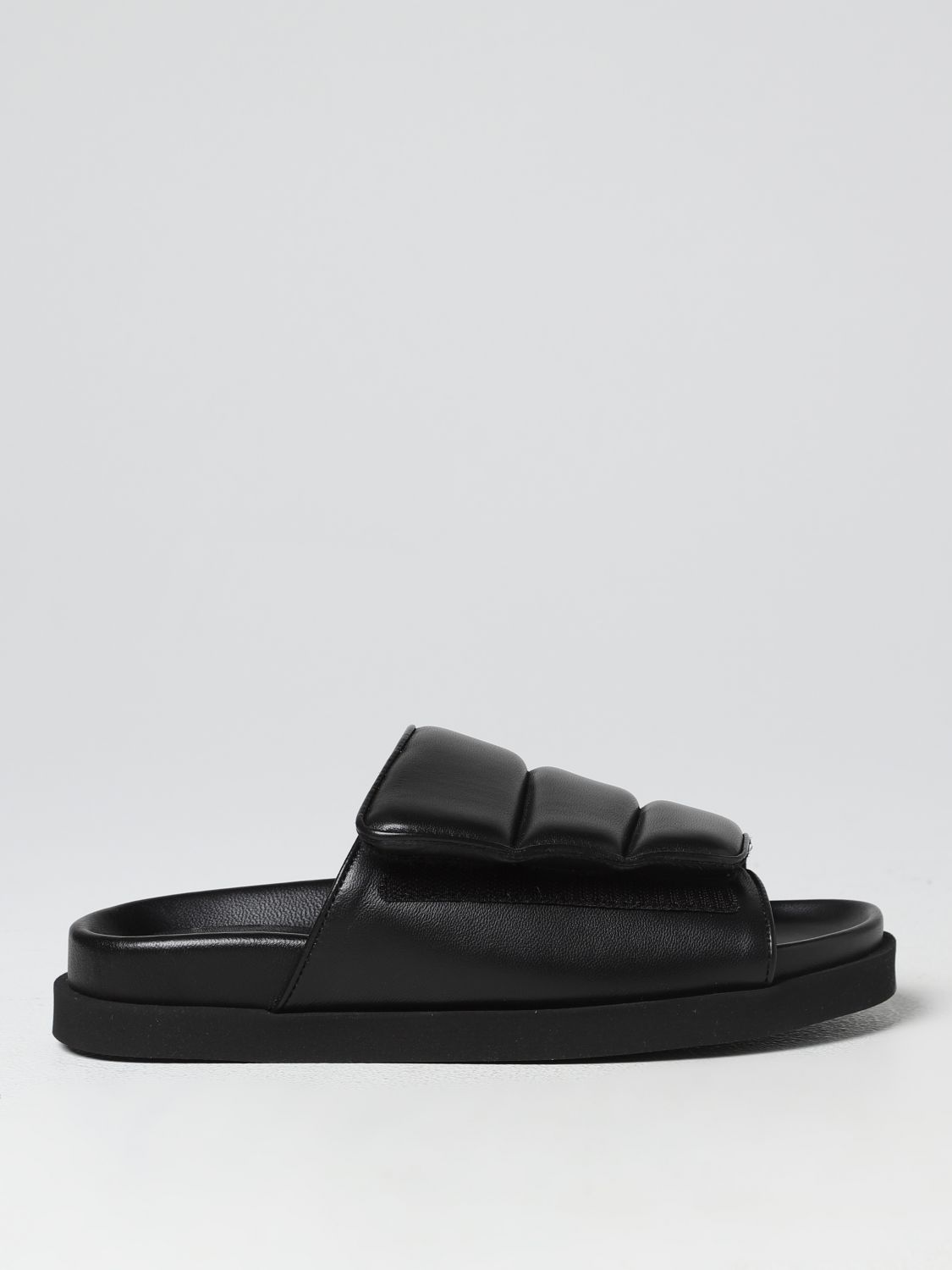 Shop Gia Borghini Flat Sandals  Woman Color Black