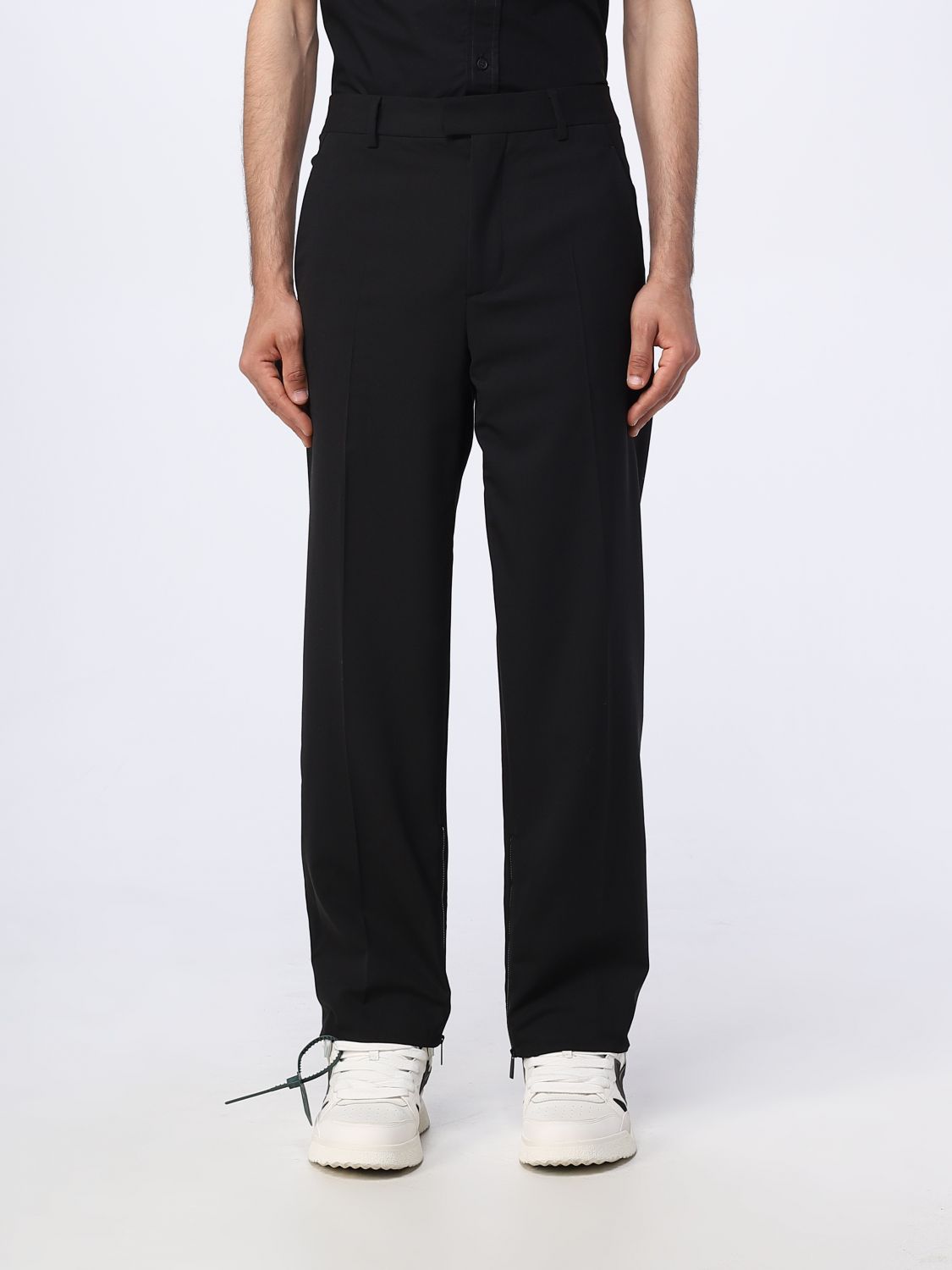 Off-white Trousers Men In Black | ModeSens