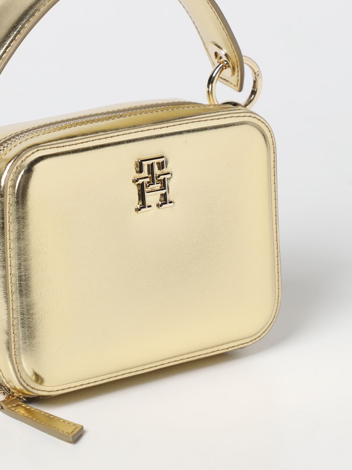 TOMMY HILFIGER: mini bag for woman - Gold | Tommy Hilfiger mini bag ...