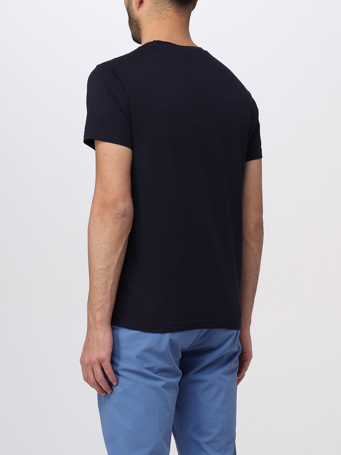 ASPESI: t-shirt for man - Blue | Aspesi t-shirt AYT6M144 online on ...