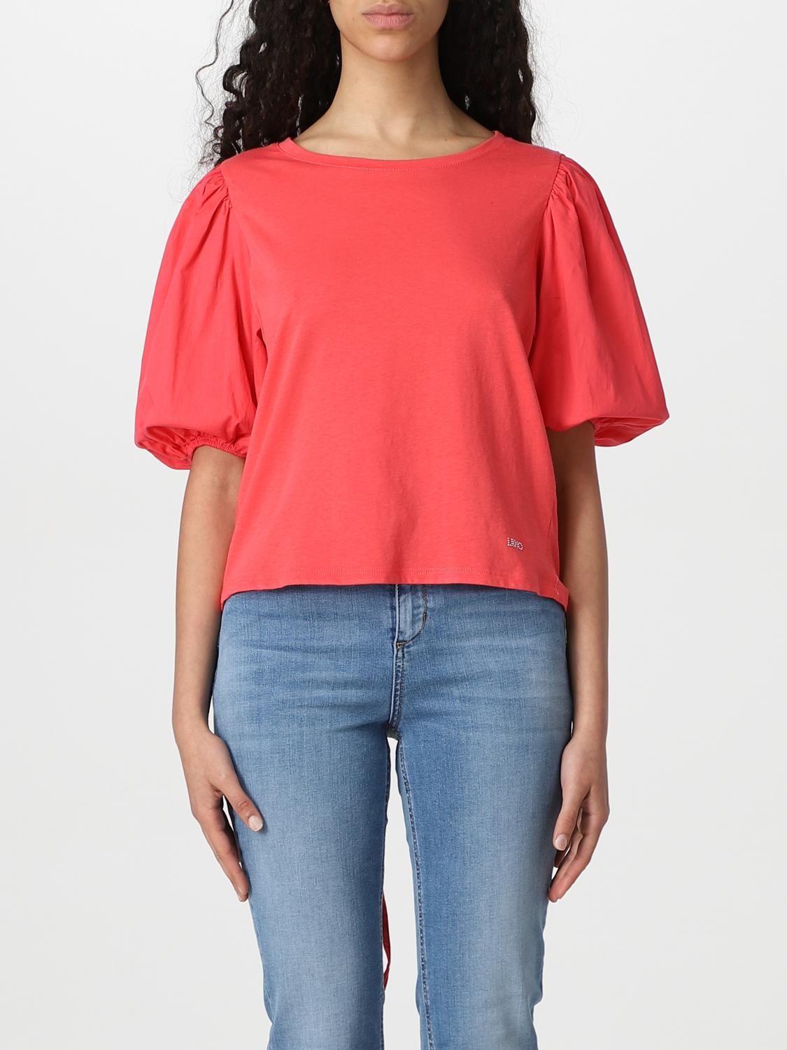 Liu •jo T-shirt Liu Jo Woman Color Salmon