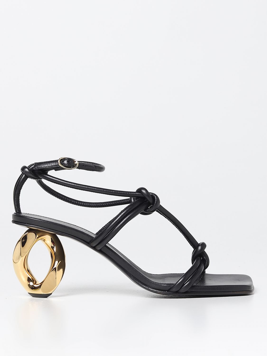 JW ANDERSON: heeled sandals for woman - Black | Jw Anderson heeled ...
