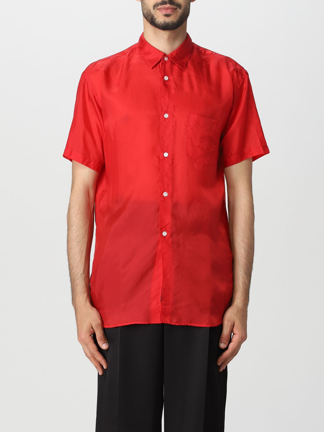 COMME DES GARÇONS SHIRT: shirt for man - Red | Comme Des Garçons Shirt ...