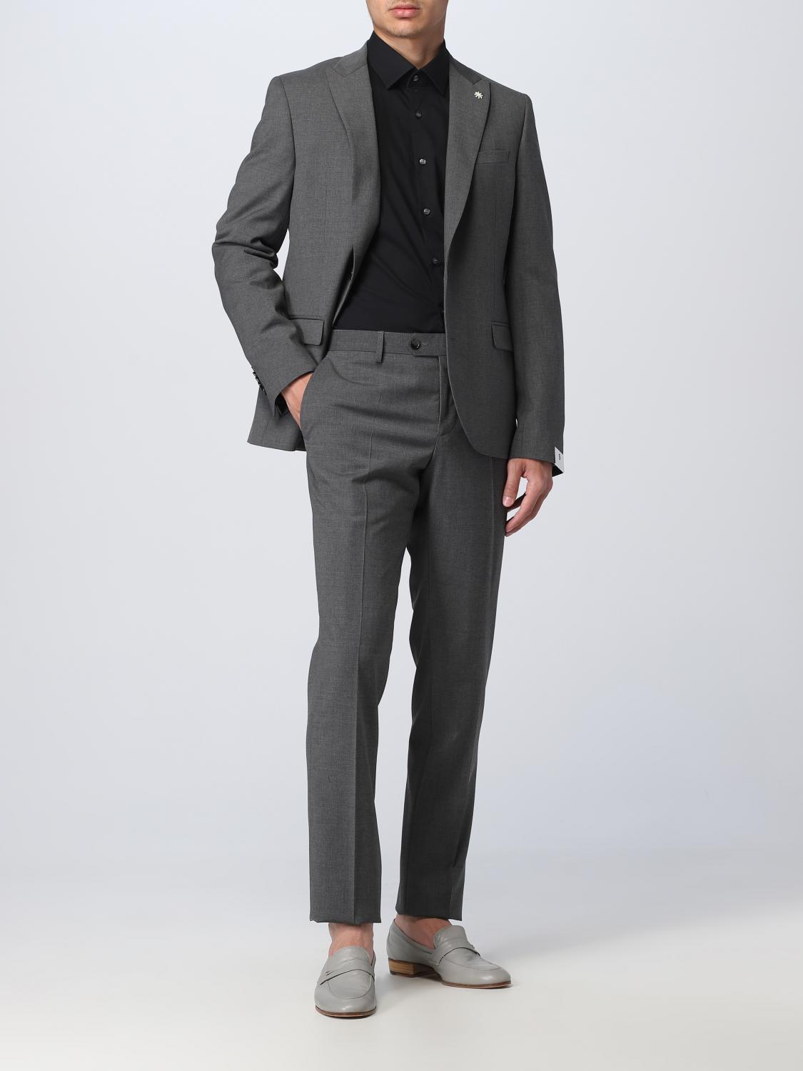 MANUEL RITZ: suit for man - Grey | Manuel Ritz suit 3432A3119230002 ...