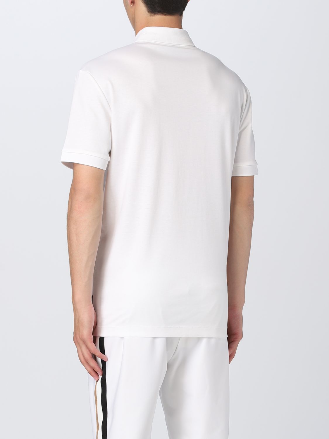 BOSS: polo shirt for man - White | Boss polo shirt 50486953 online on ...