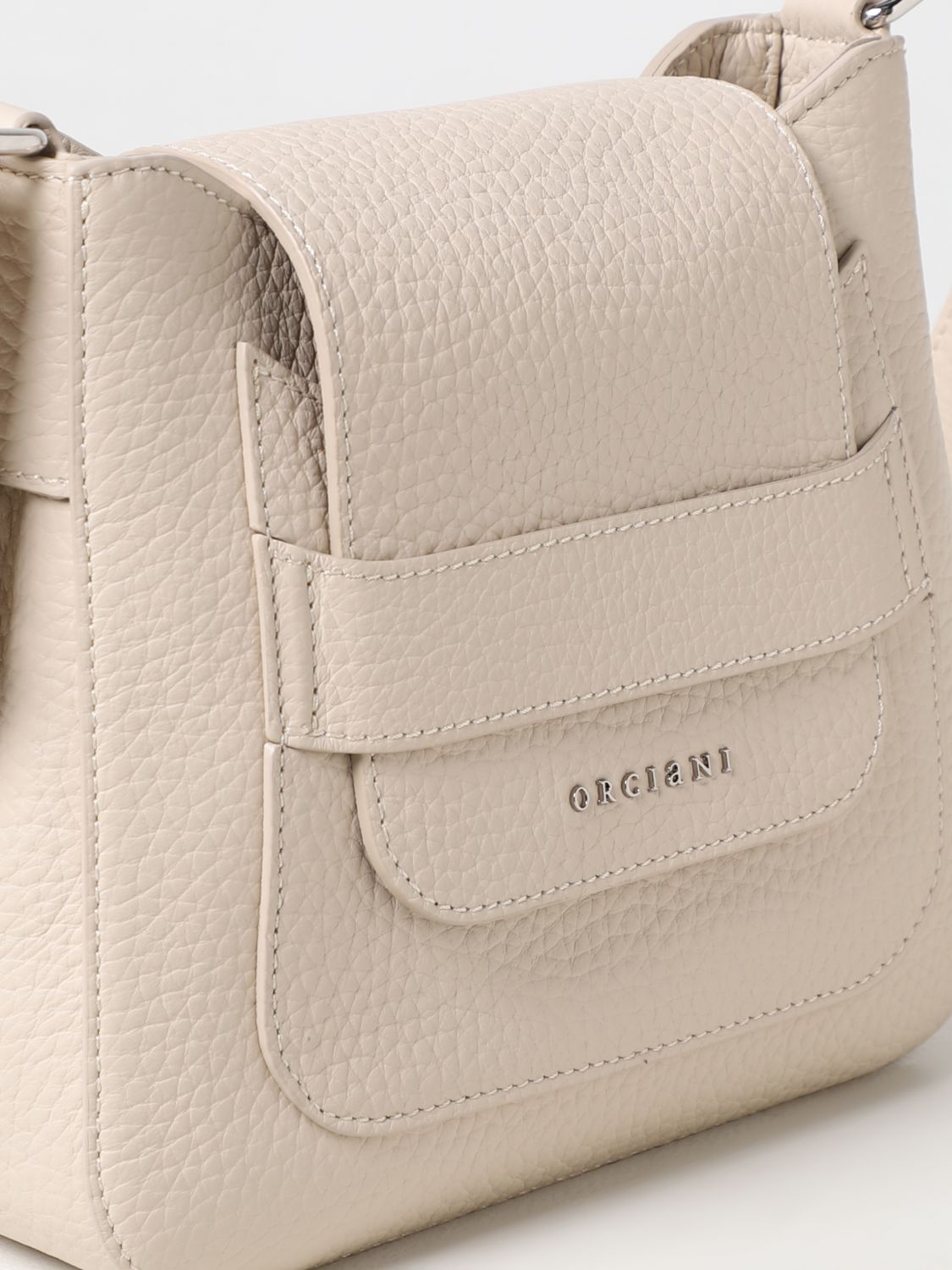 ORCIANI: shoulder bag for woman - Ivory | Orciani shoulder bag ...