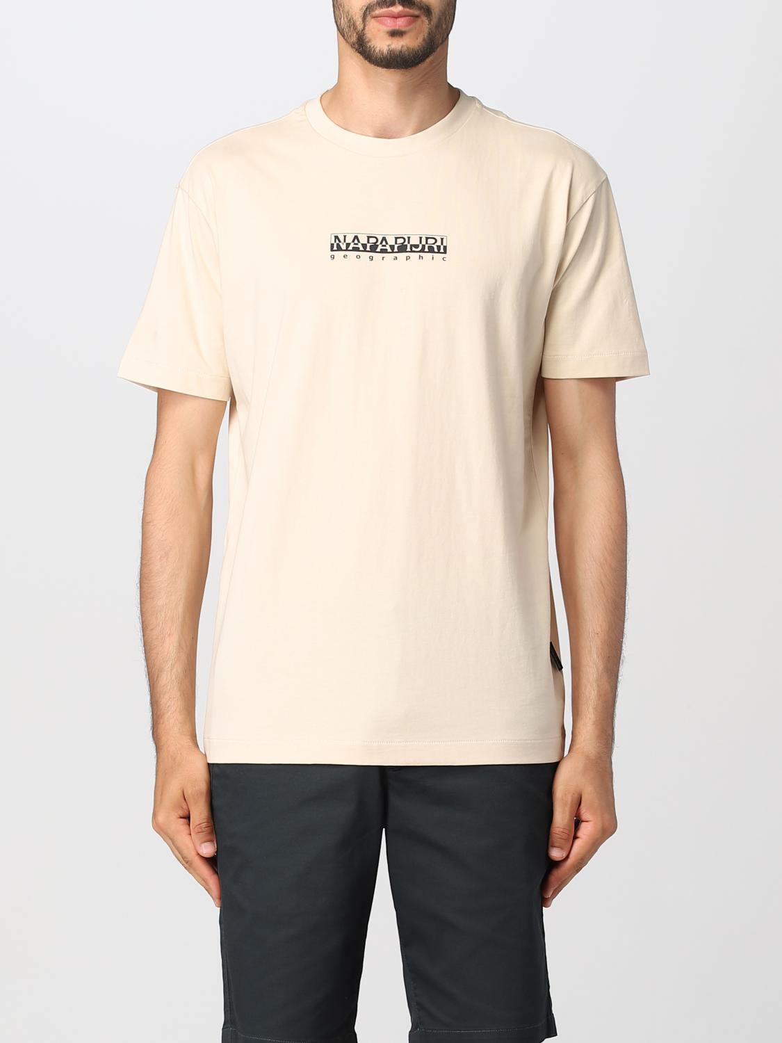 Napapijri T-shirt  Men Color Beige