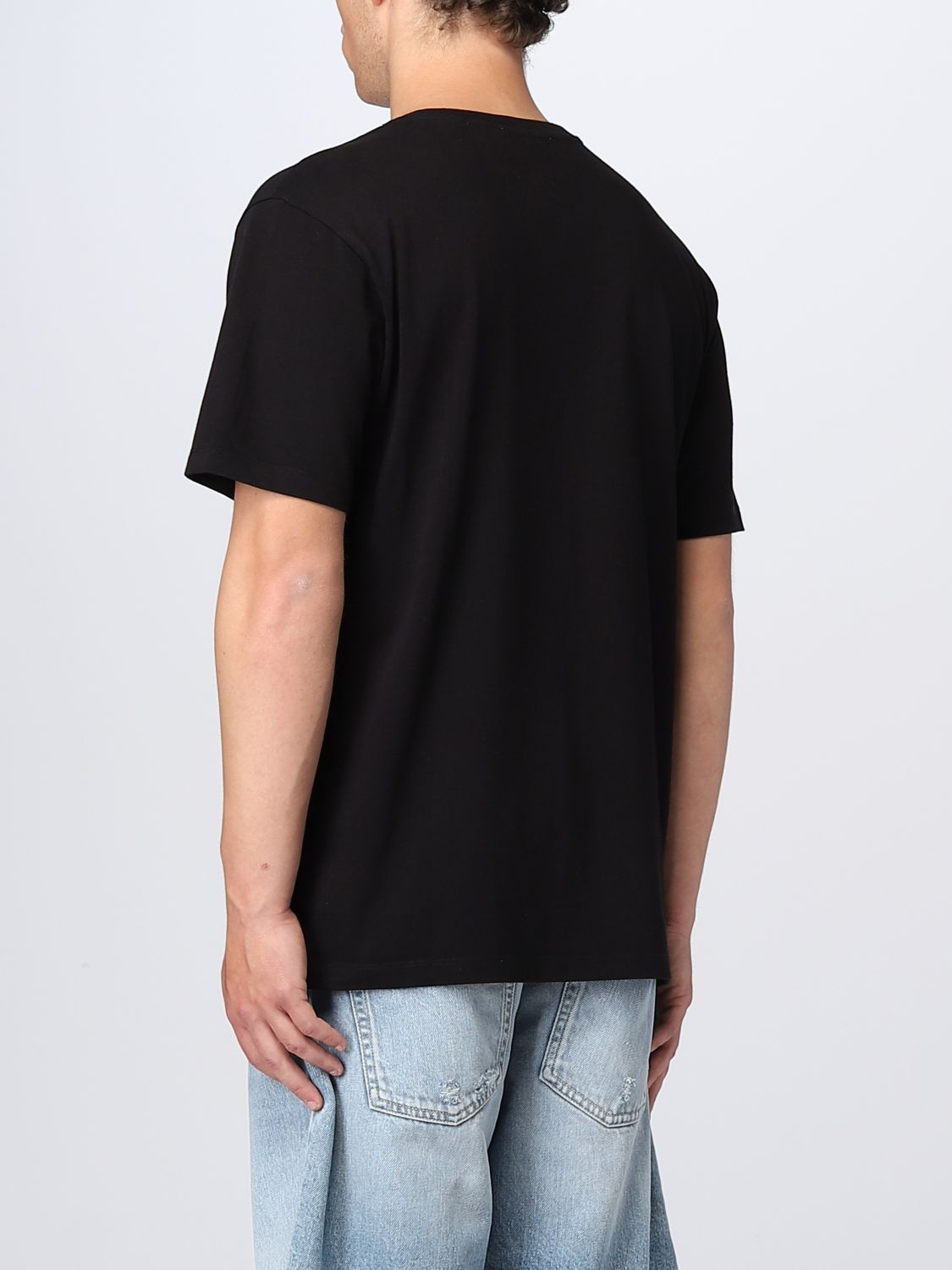 MAISON KITSUNÉ: t-shirt for man - Black | Maison Kitsuné t-shirt ...