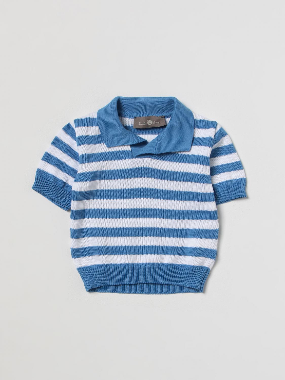 Little Bear T-shirt  Kids In Gnawed Blue