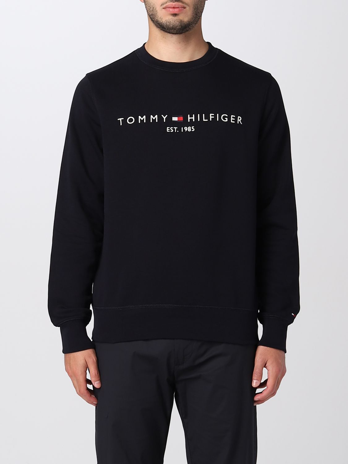 Eventyrer temperament Orkan TOMMY HILFIGER: sweatshirt for man - Blue | Tommy Hilfiger sweatshirt  MW0MW11596 online on GIGLIO.COM