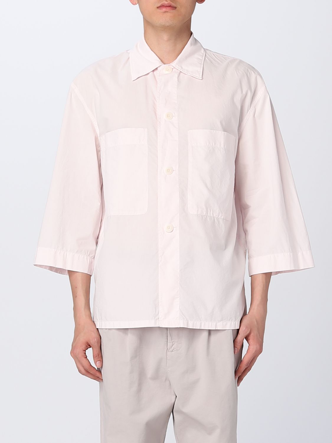 LEMAIRE: shirt for man - Pink | Lemaire shirt SH1021LF1016 online on ...