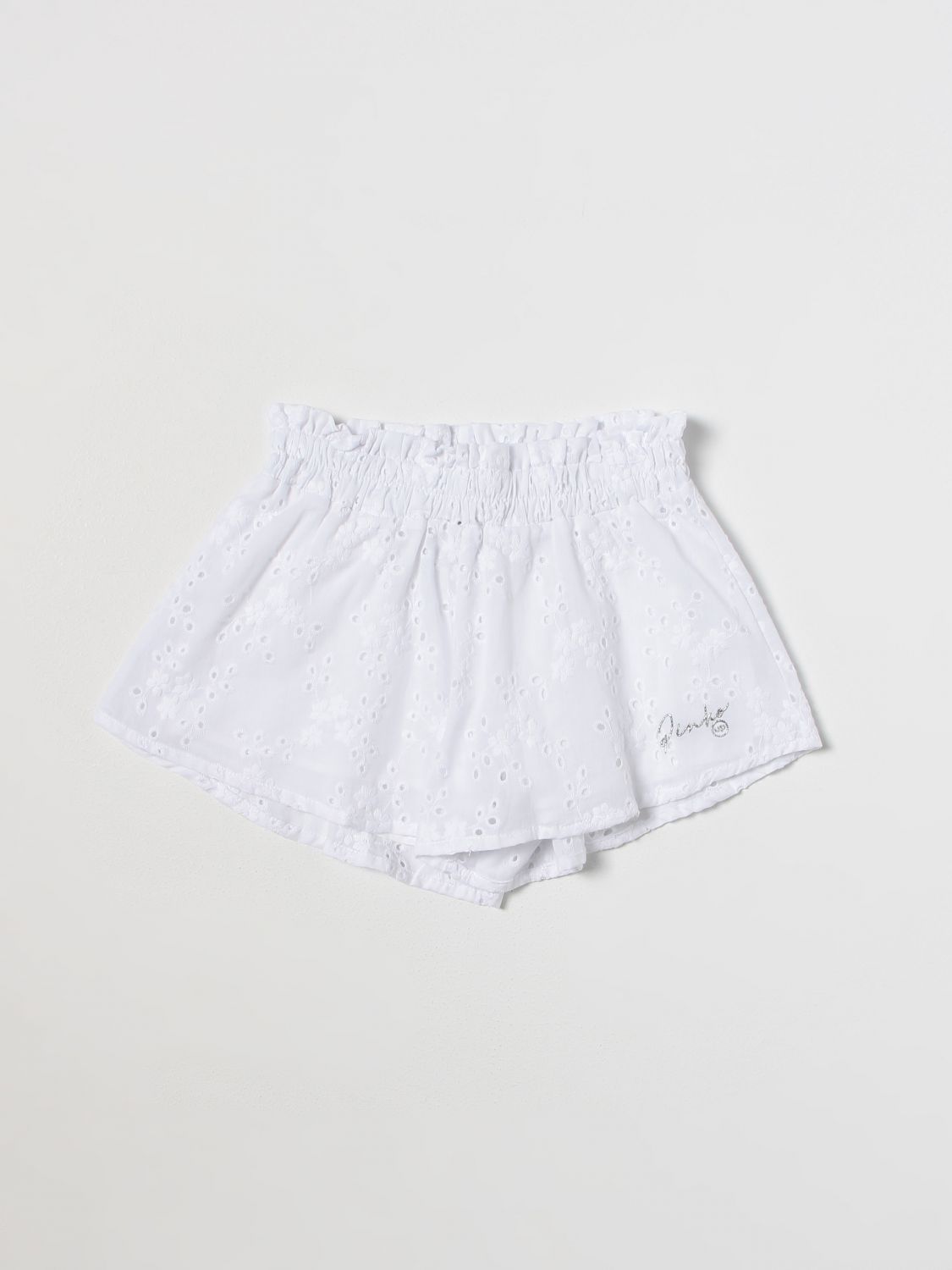 PINKO KIDS: short for girls - White | Pinko Kids short 033164 online on ...