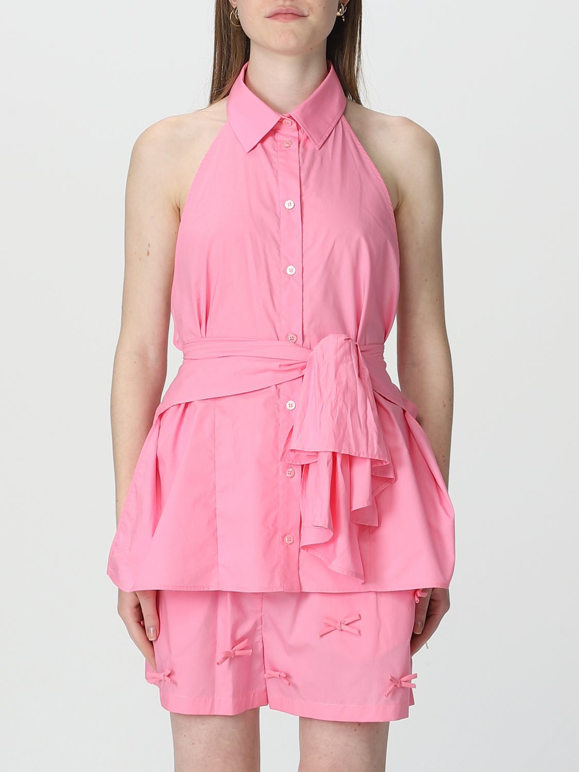 Msgm Top  Woman In Pink