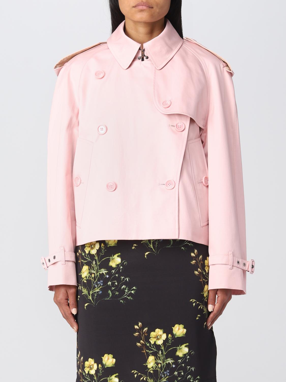 BURBERRY gabardine trench coat Pink Burberry jacket 8066252 online