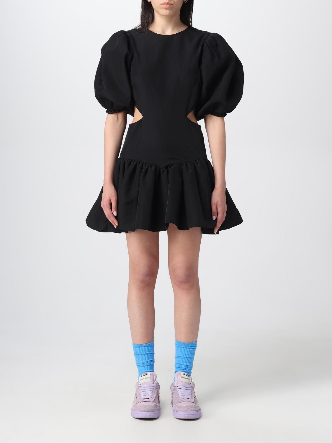 Msgm Abito Dress Black 38 In Black