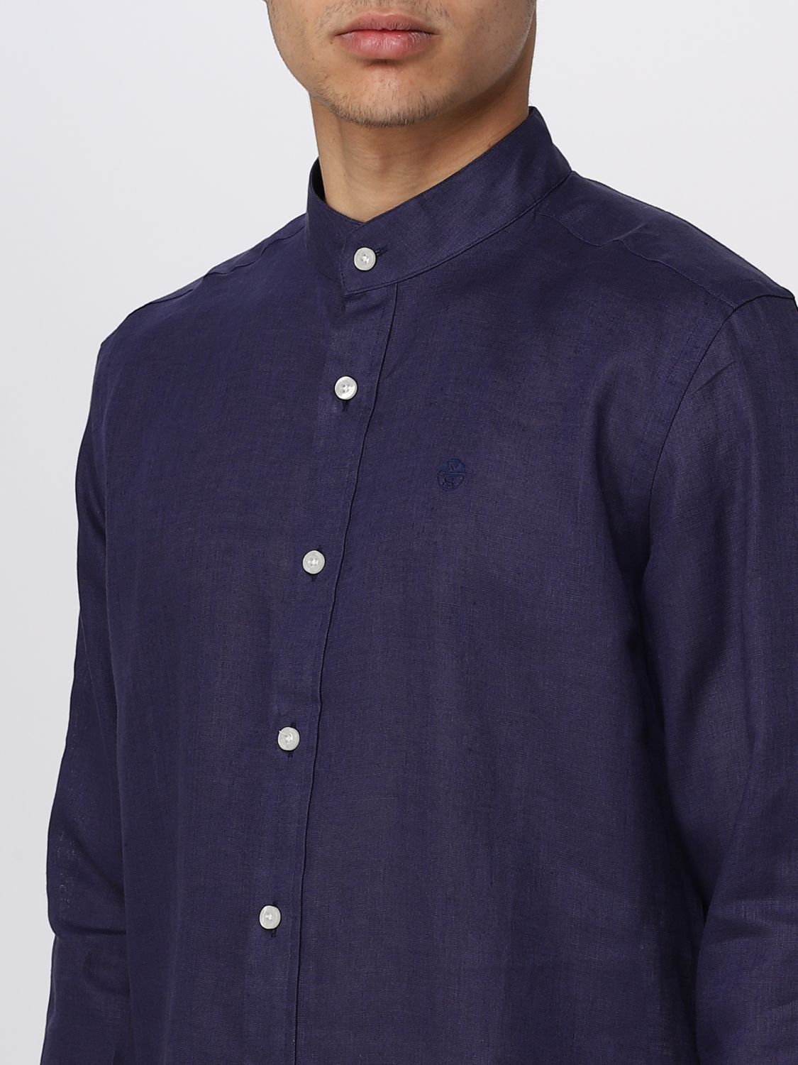 NORTH SAILS: shirt for man - Blue | North Sails shirt 664116 online on ...