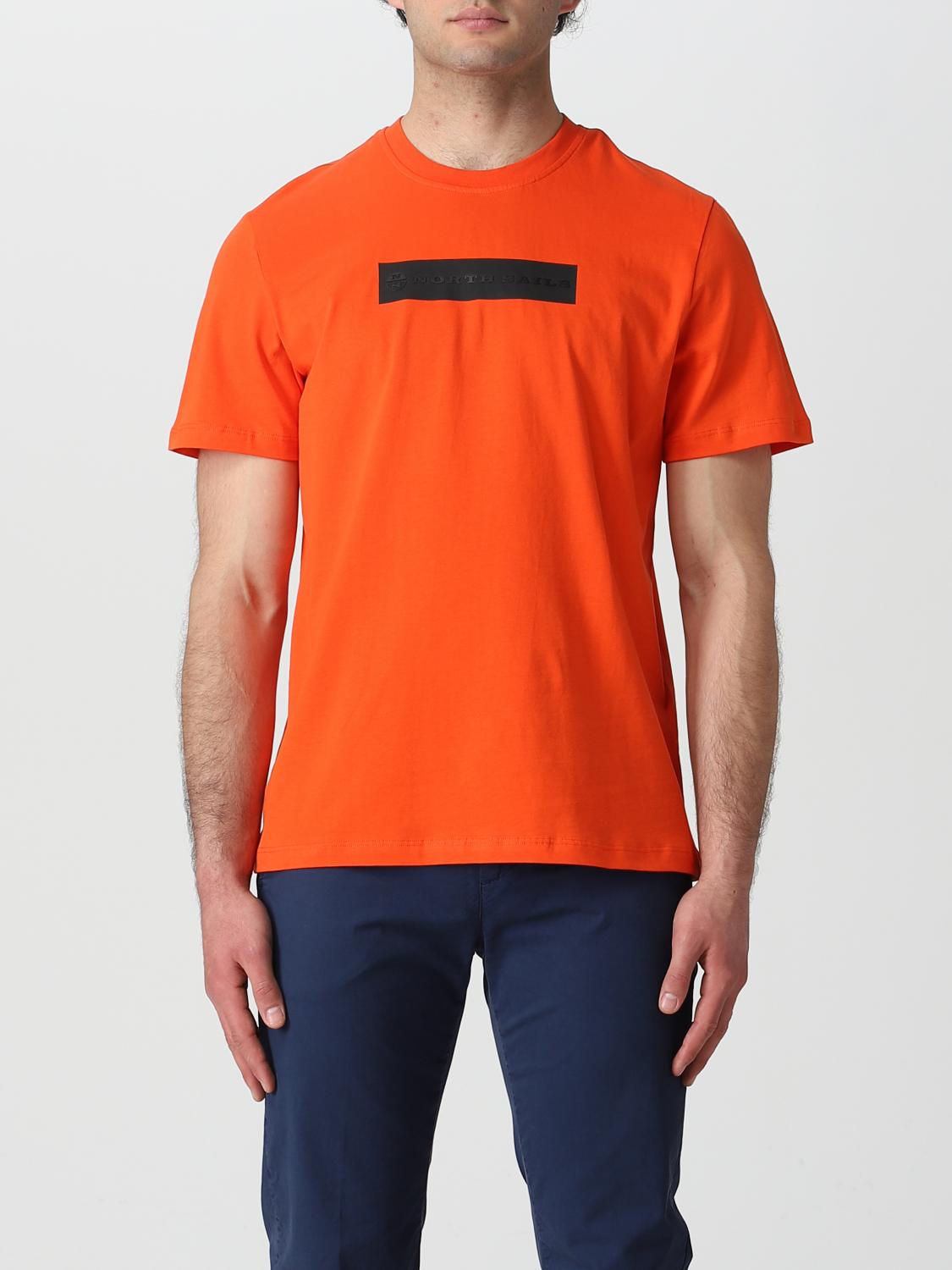 North Sails T-shirt Men Color Orange ModeSens