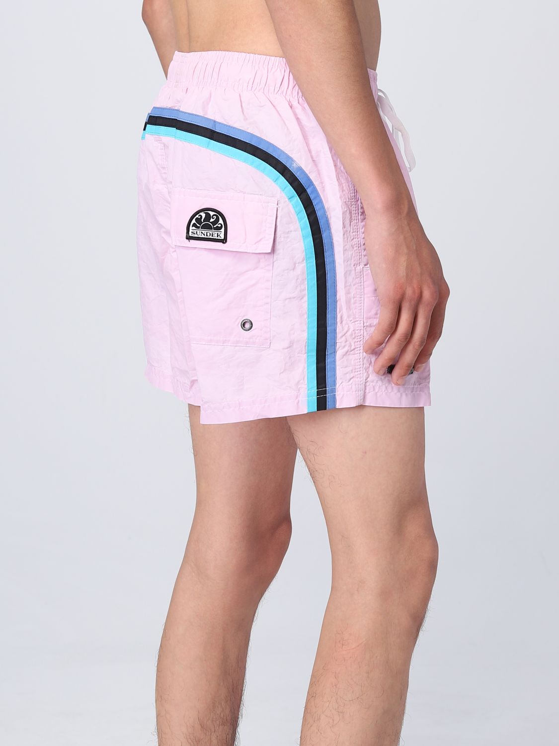 espacio Desplazamiento santo SUNDEK: swimsuit for man - Pink | Sundek swimsuit GM504BDTA1Z4 online on  GIGLIO.COM