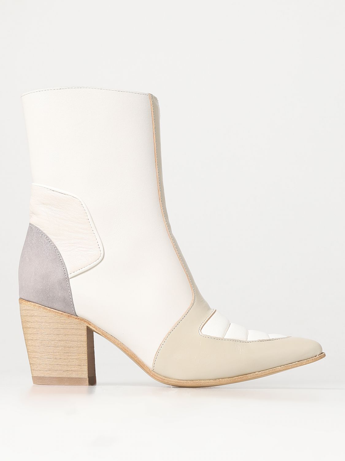 OUR LEGACY FLAT ANKLE BOOTS OUR LEGACY WOMAN COLOR WHITE,E40408001