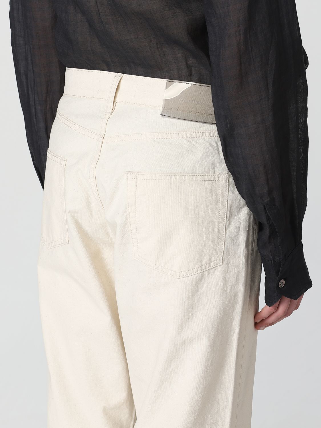 OUR LEGACY: pants for man - White | Our Legacy pants M2235FNS online on ...