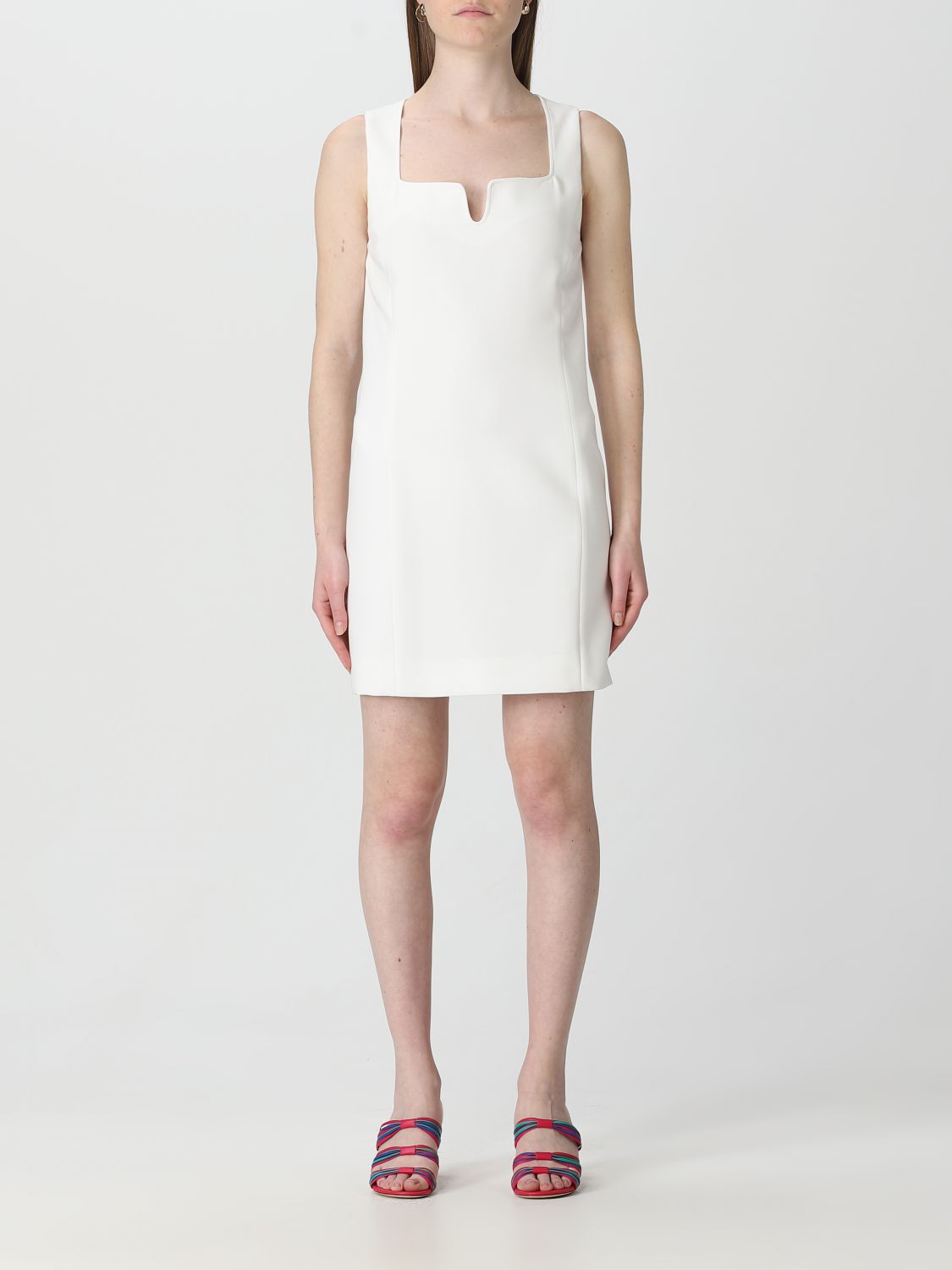 Boutique Moschino Dress  Woman In White