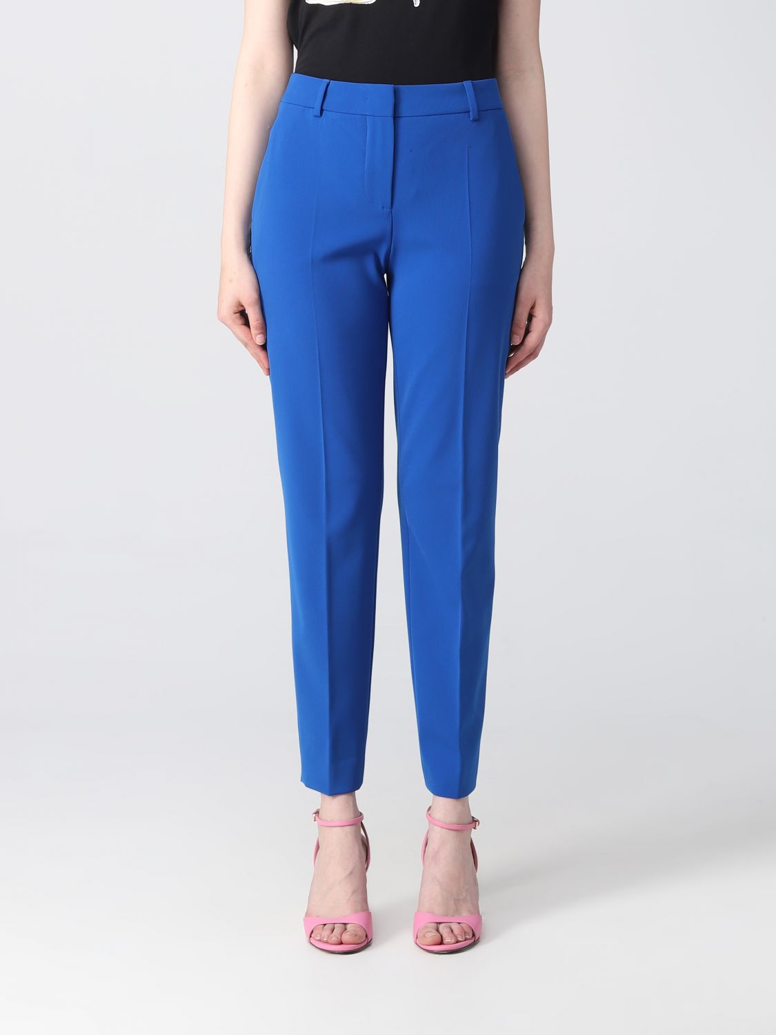 Boutique Moschino Trousers  Woman In Blue
