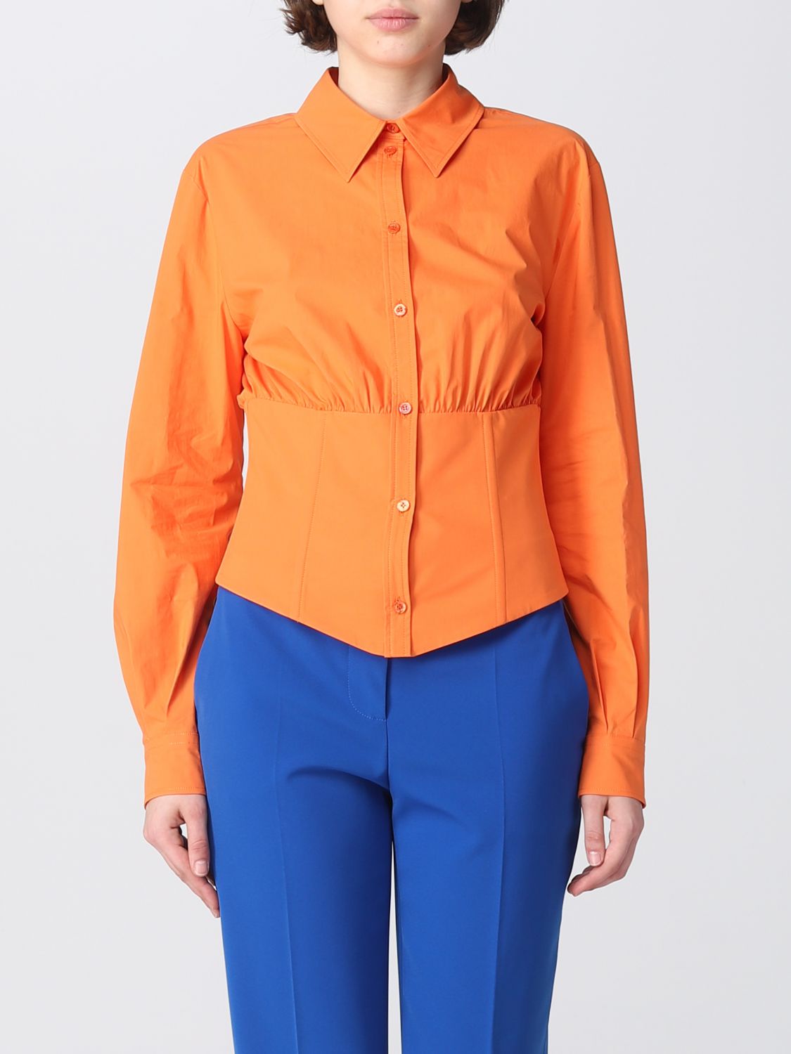 Boutique Moschino Shirt  Woman In Orange