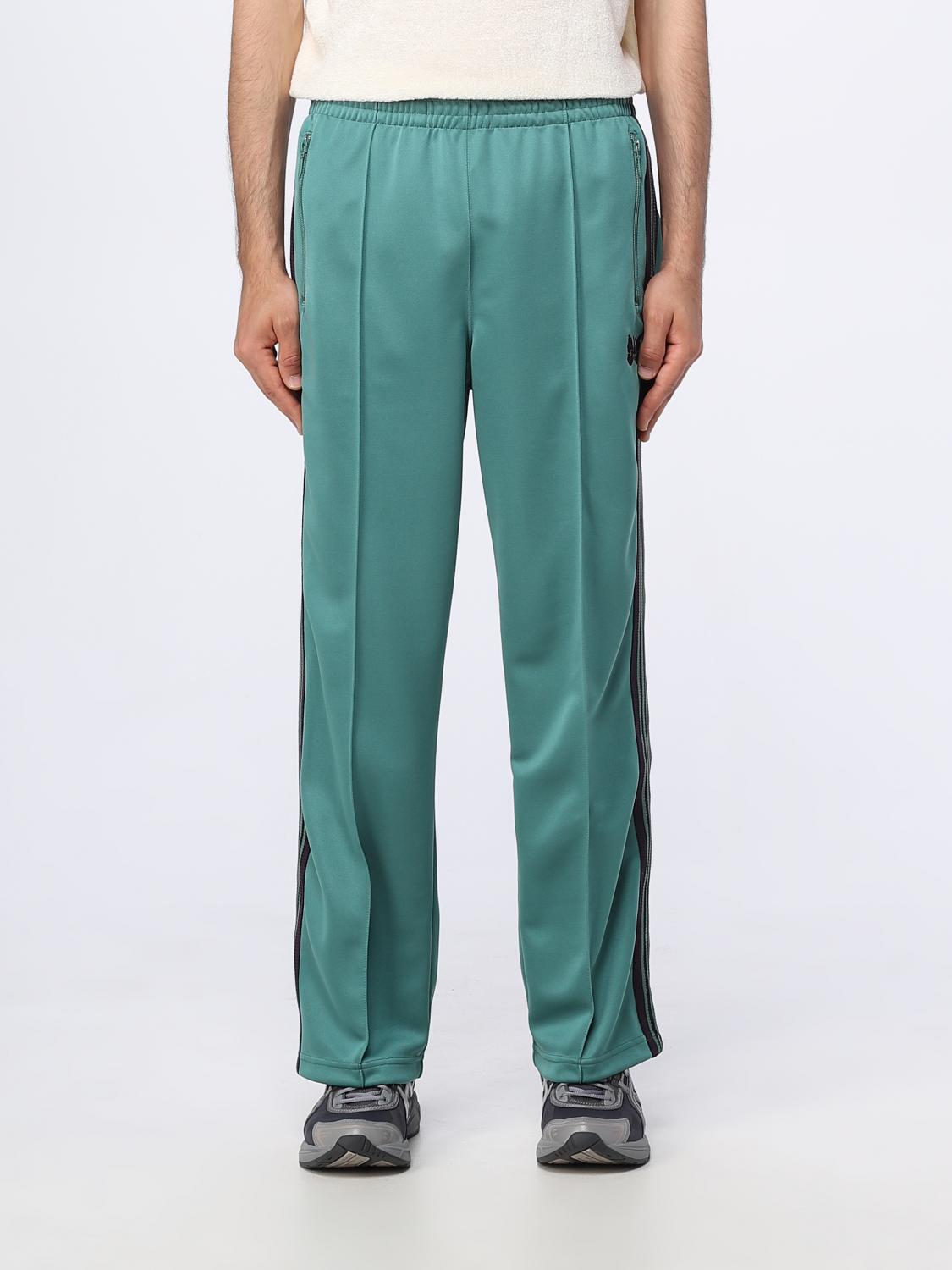 pants for man - Green | Needles pants MR286 online at GIGLIO.COM