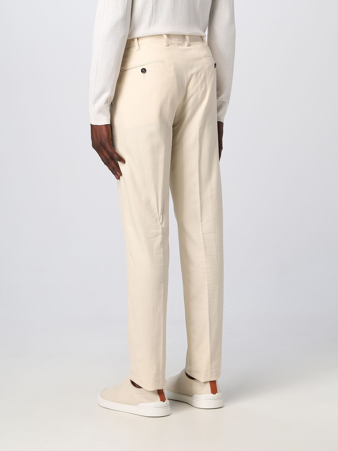 ZEGNA: pants for man - Beige | Zegna pants UBI20A5TR10 online on GIGLIO.COM