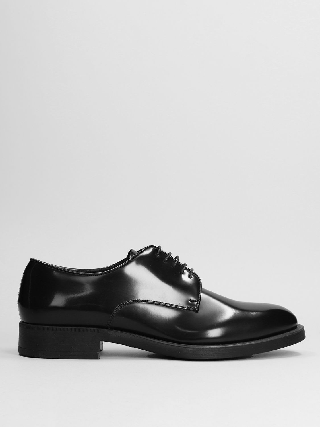 GIORGIO ARMANI: brogue shoes for man - Black | Giorgio Armani brogue ...