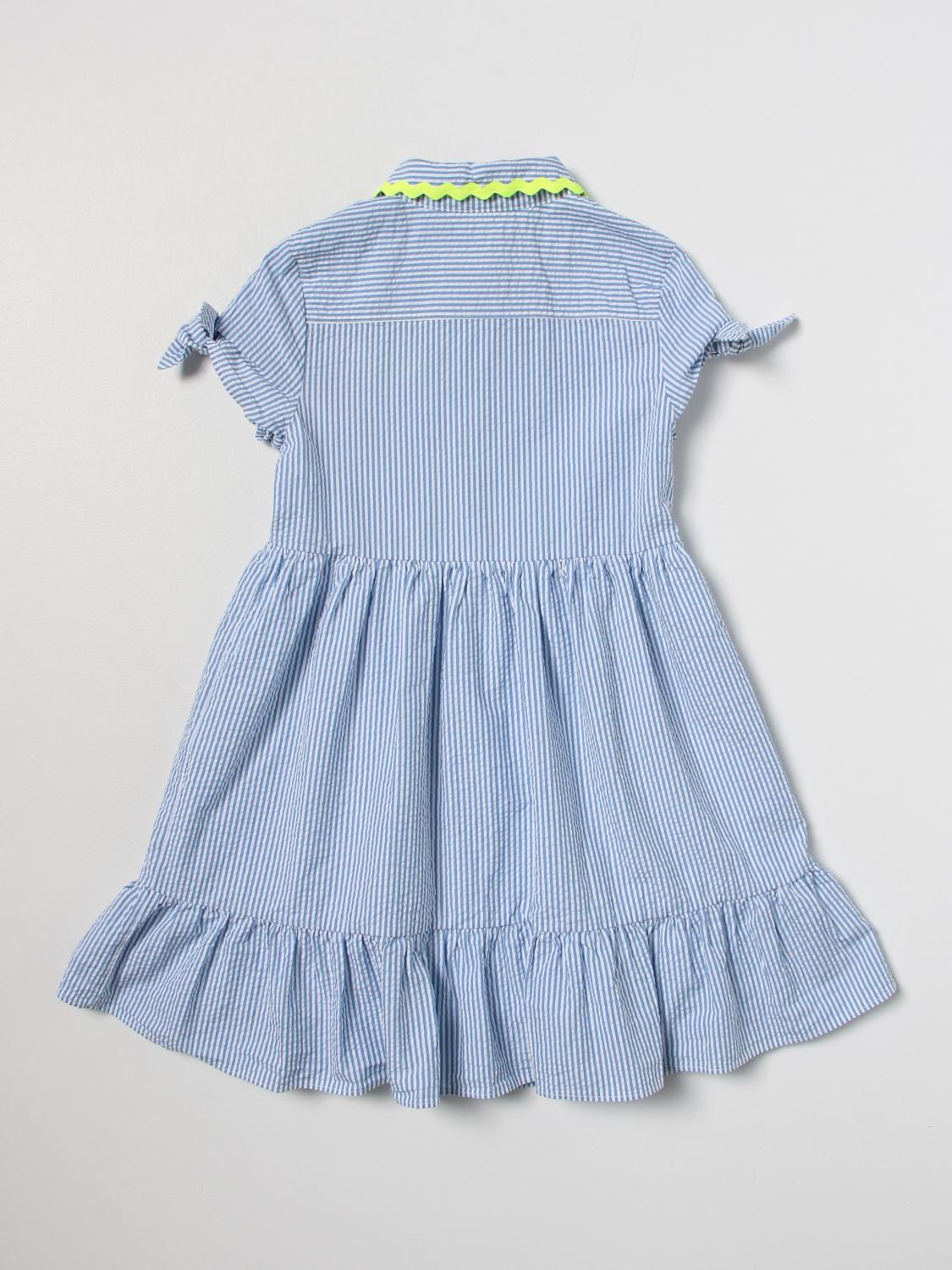 MC2 SAINT BARTH: dress for girls - Sky Blue | Mc2 Saint Barth dress ...