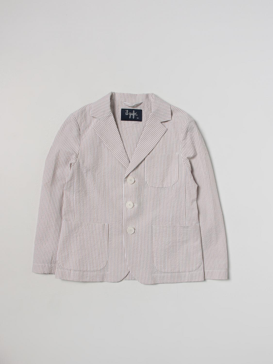 Il Gufo Kids' Jacke  Kinder Farbe Beige
