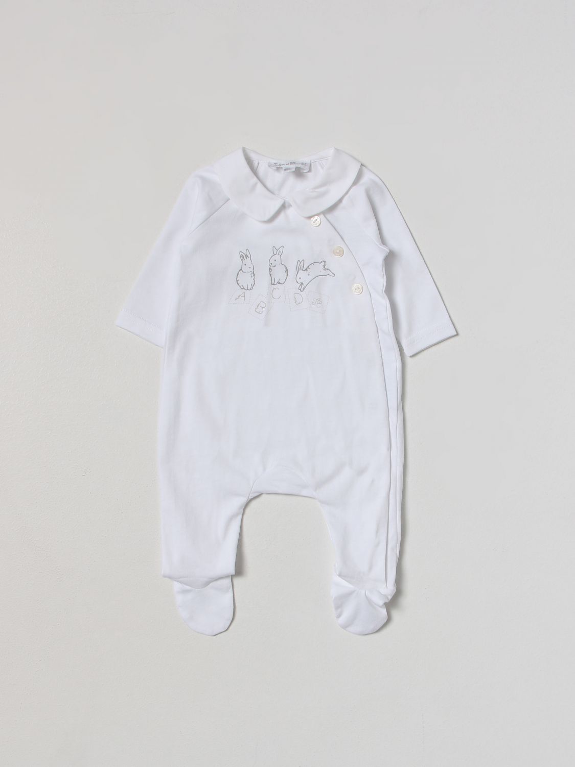 Tartine Et Chocolat Babies' Overall  Kinder Farbe Weiss In White