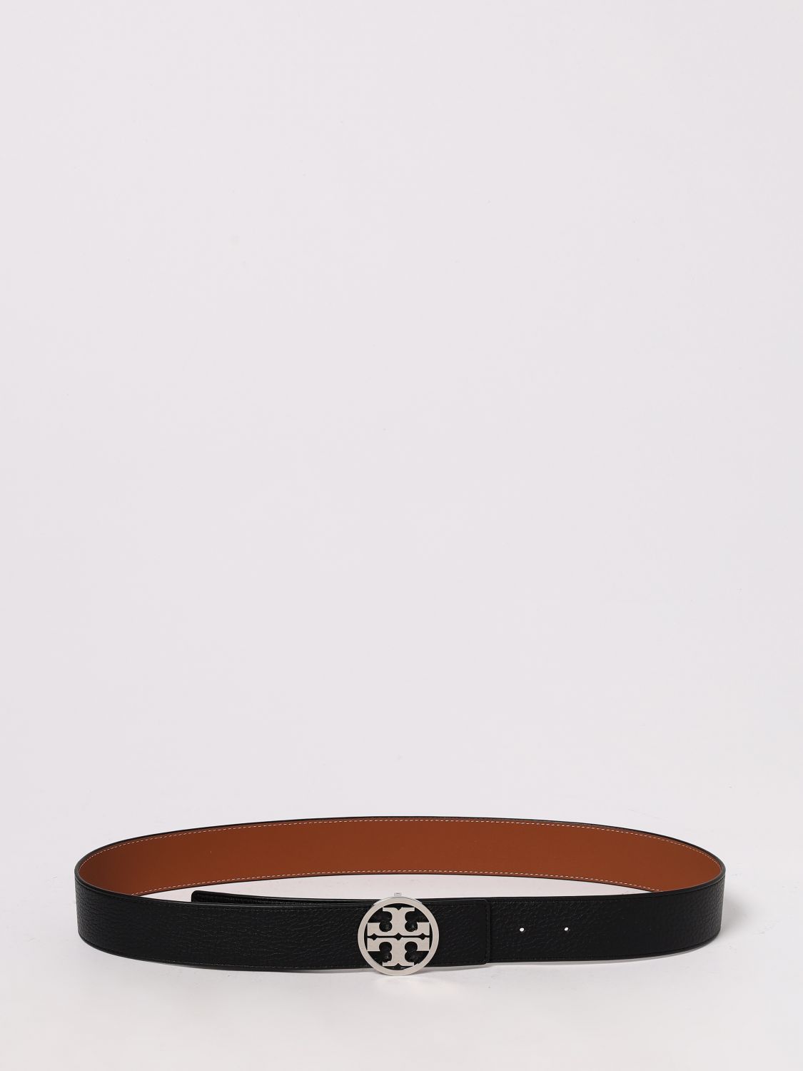TORY BURCH Belt Woman color Silver　トリーバーチ ベルト ウーマン カラー シルバー TORY