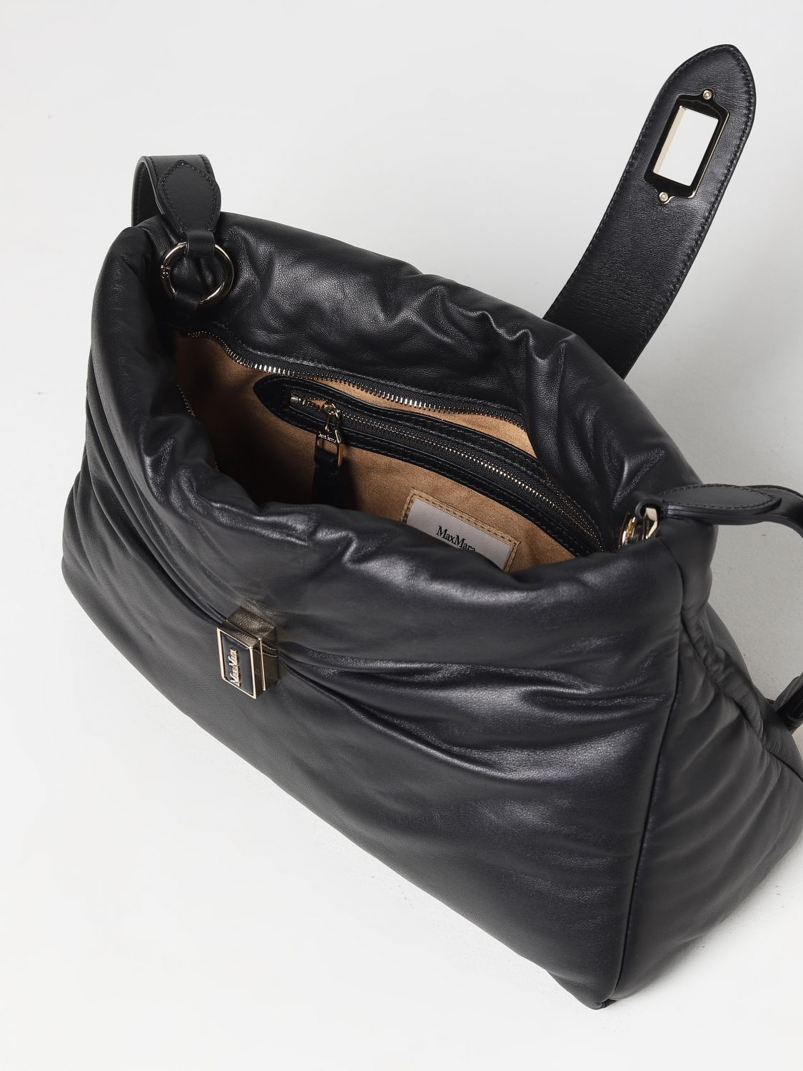 MAX MARA: shoulder bag for woman - Black | Max Mara shoulder bag ...