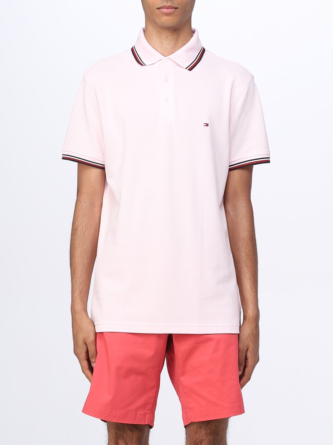 Tommy Hilfiger Polo衫  男士 颜色 粉色 In Pink