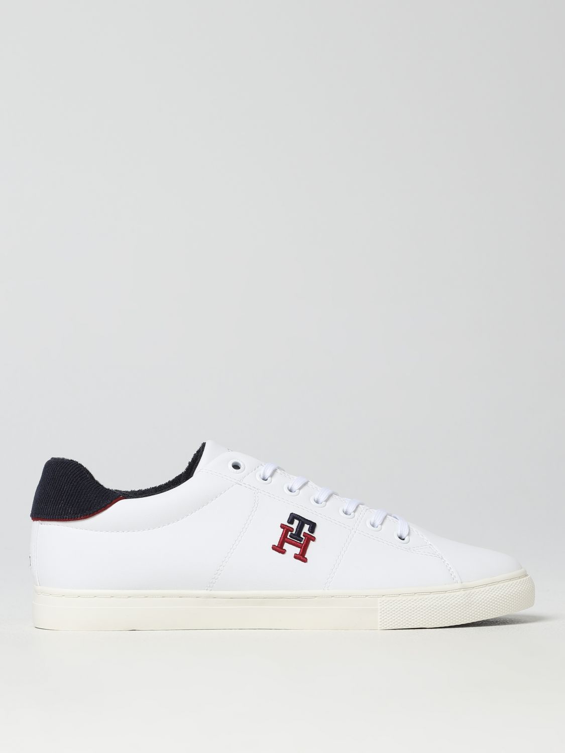 TOMMY sneakers for man - White | Hilfiger sneakers FM0FM04350 online on GIGLIO.COM
