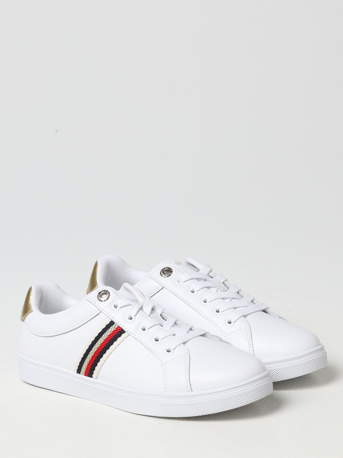 HILFIGER: sneakers for woman - White | Tommy Hilfiger sneakers at GIGLIO.COM