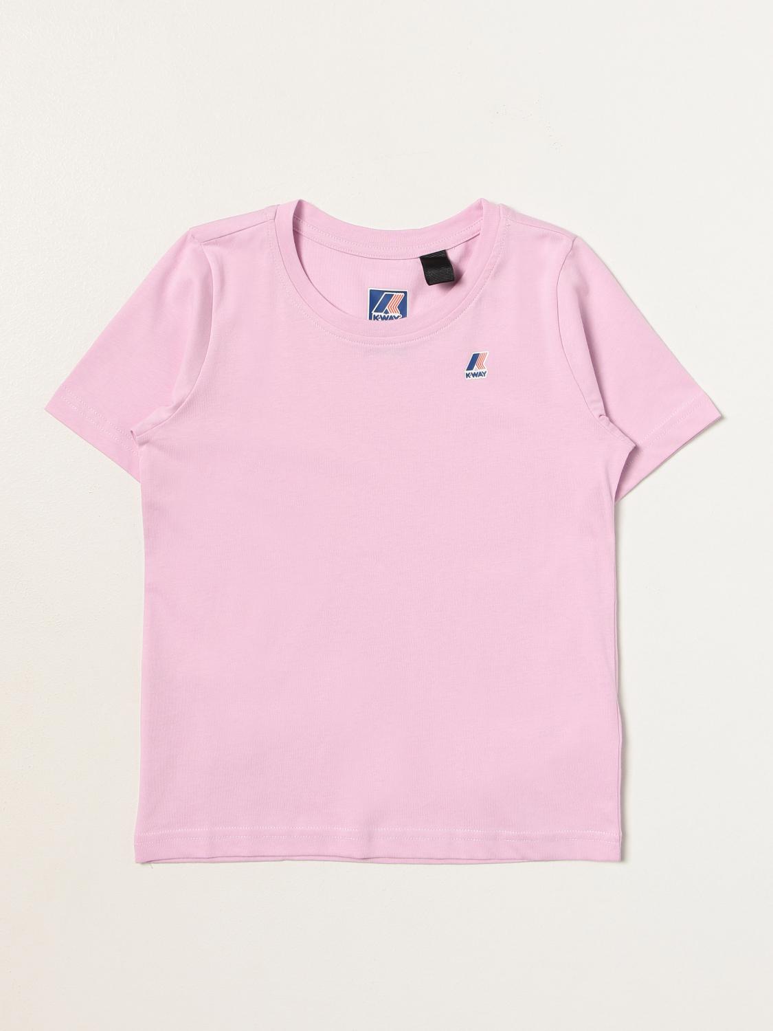 K-way Le Vrai Edouard T-shirt In Pink