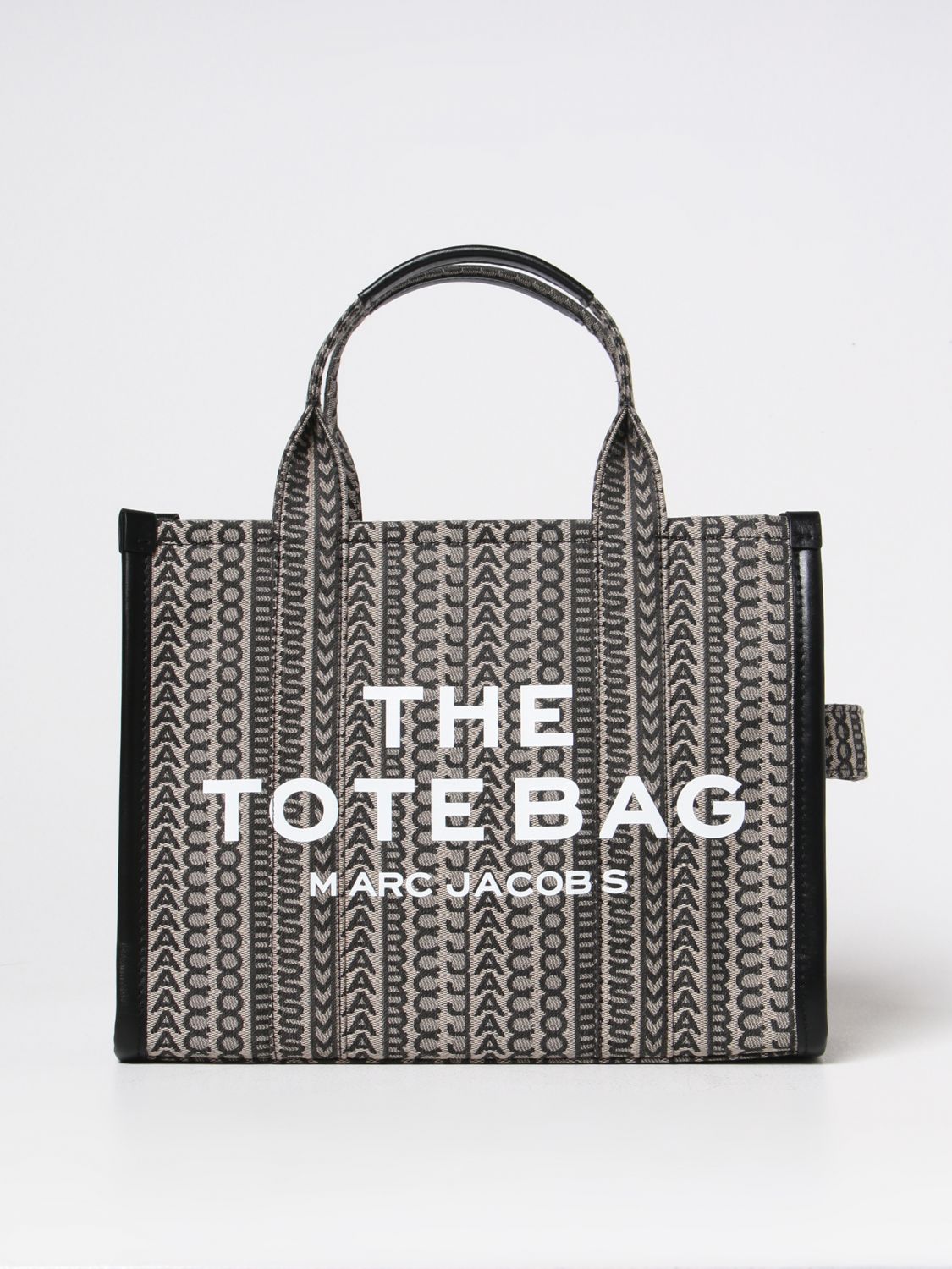 MARC JACOBS: tote bags for woman - Beige | Marc Jacobs tote bags ...