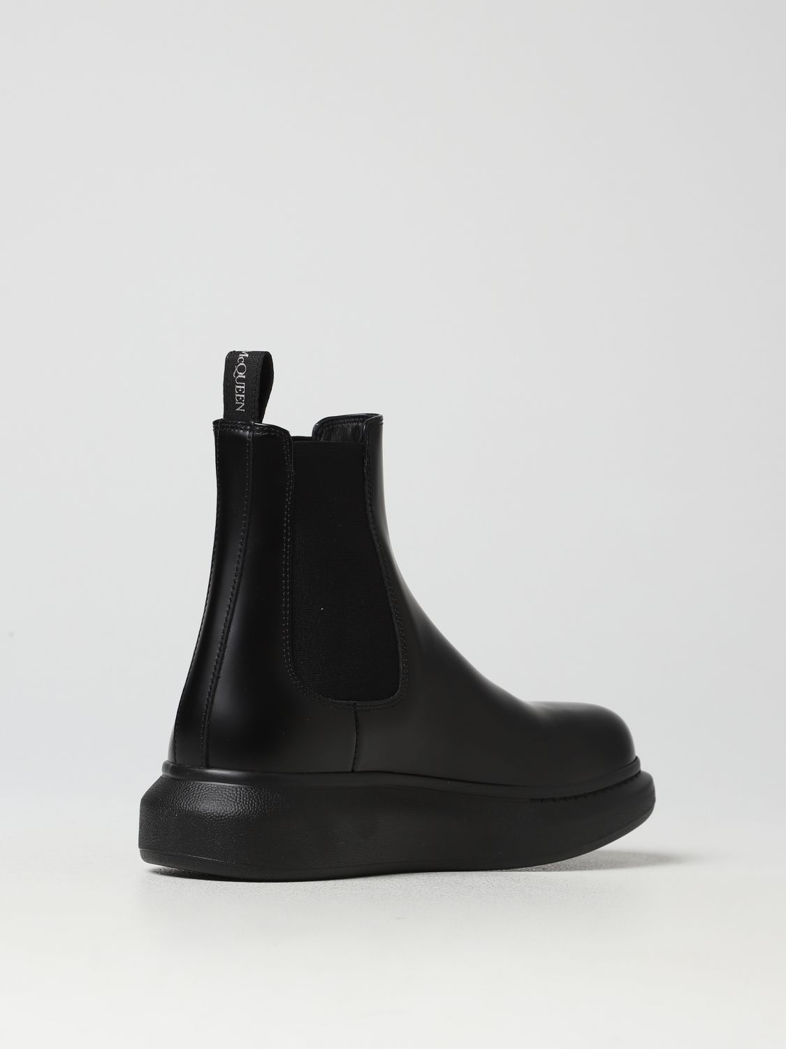 ALEXANDER MCQUEEN: boots for man - Black | Alexander Mcqueen boots ...