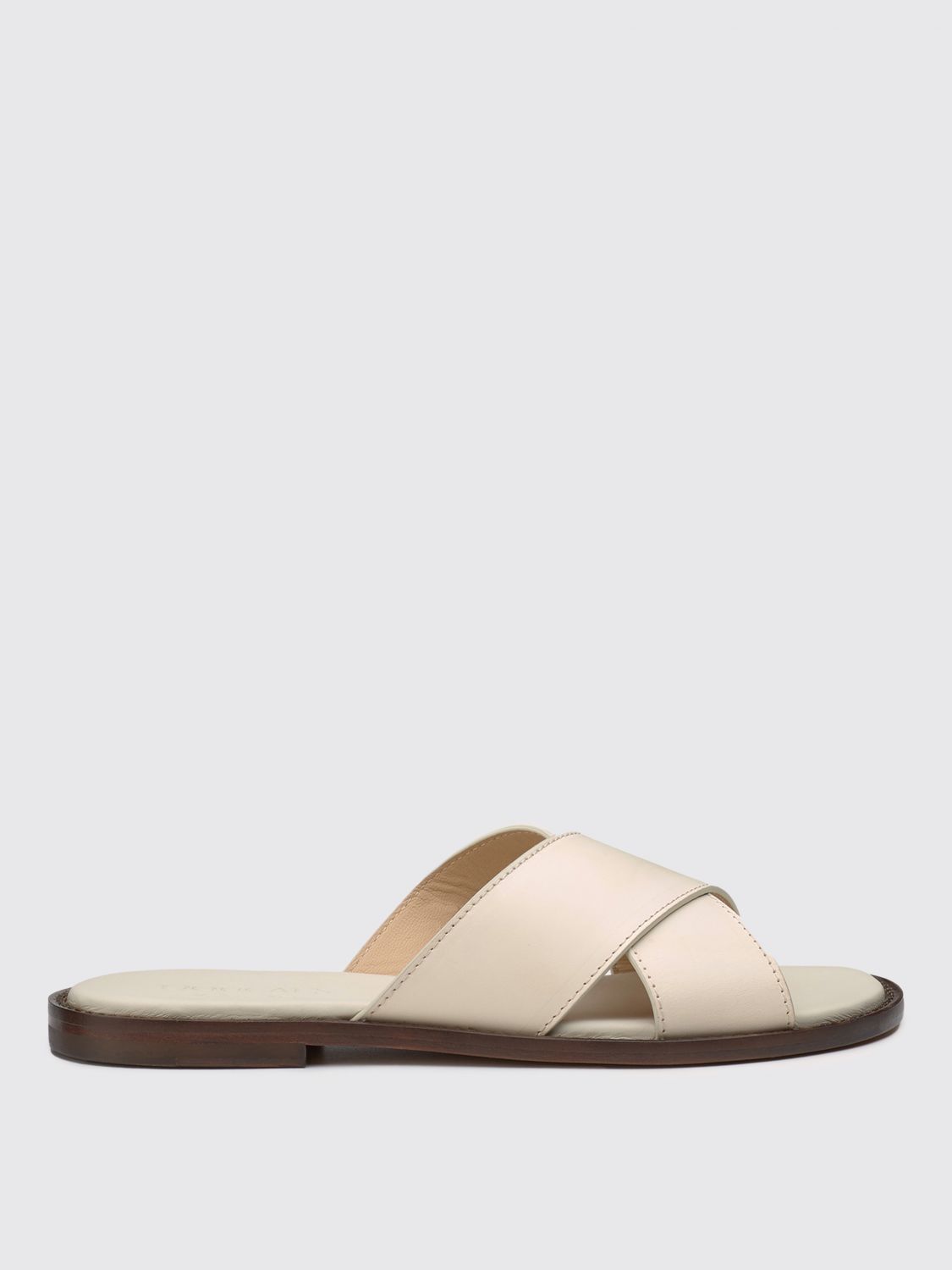 Doucal's Outlet: flat sandals for woman - Yellow Cream | Doucal's flat ...