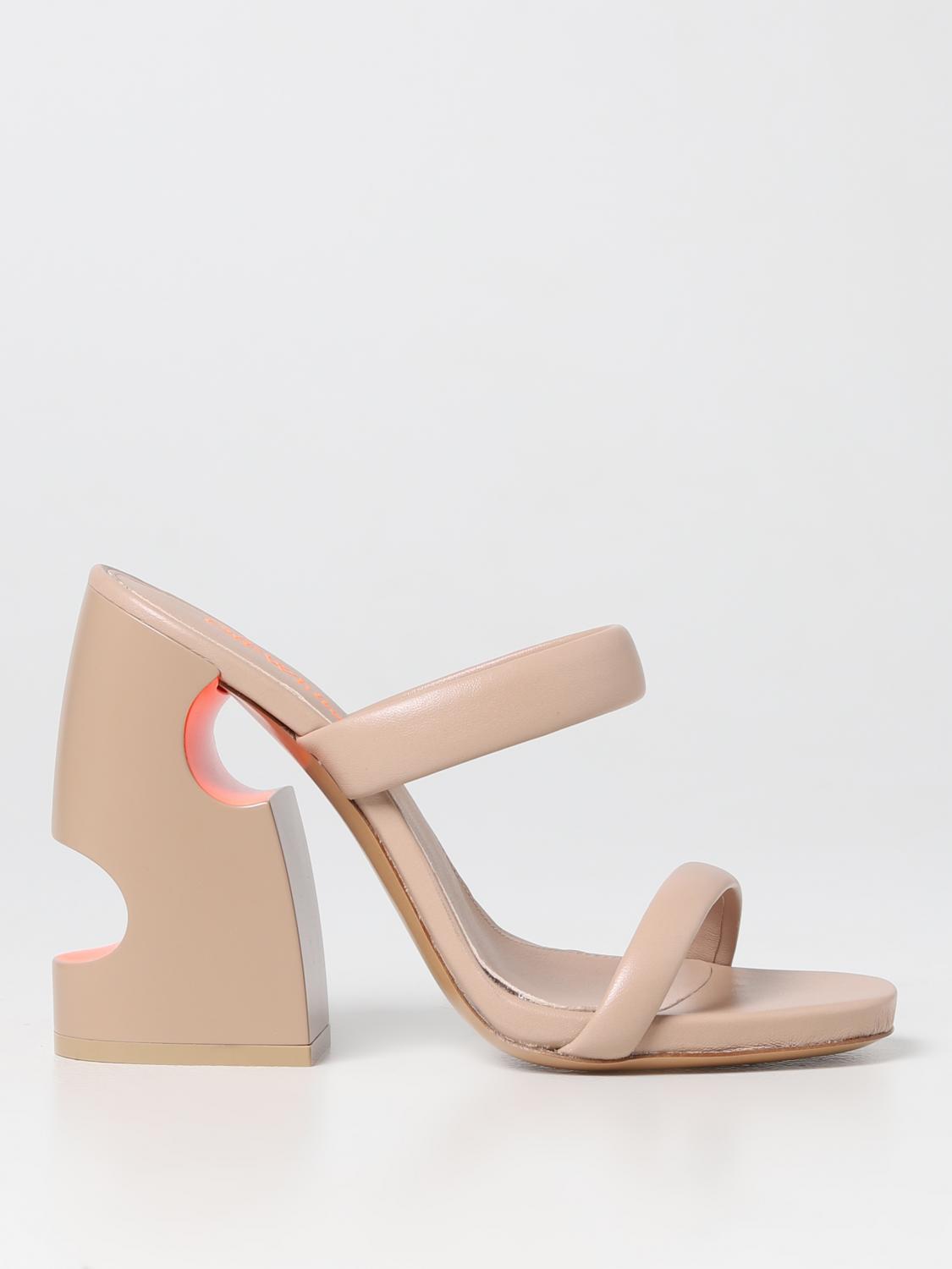 Off-white Pop Bulky Sandals In Orange