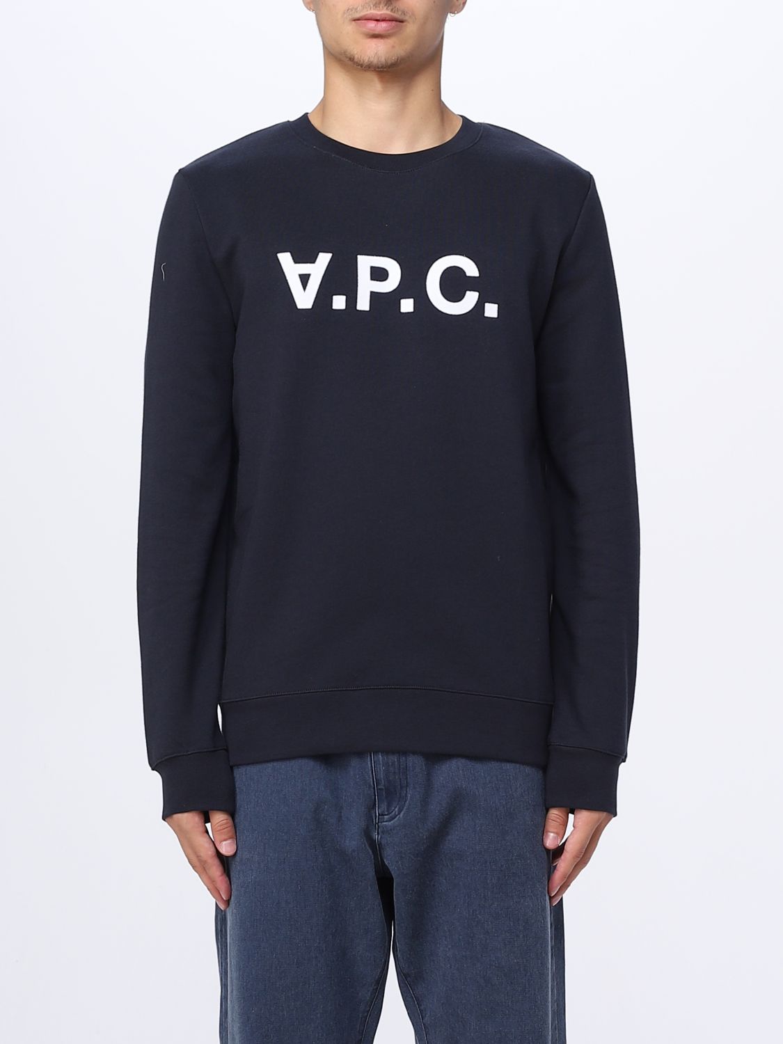 Sweatshirt A.P.C. Men colour Blue