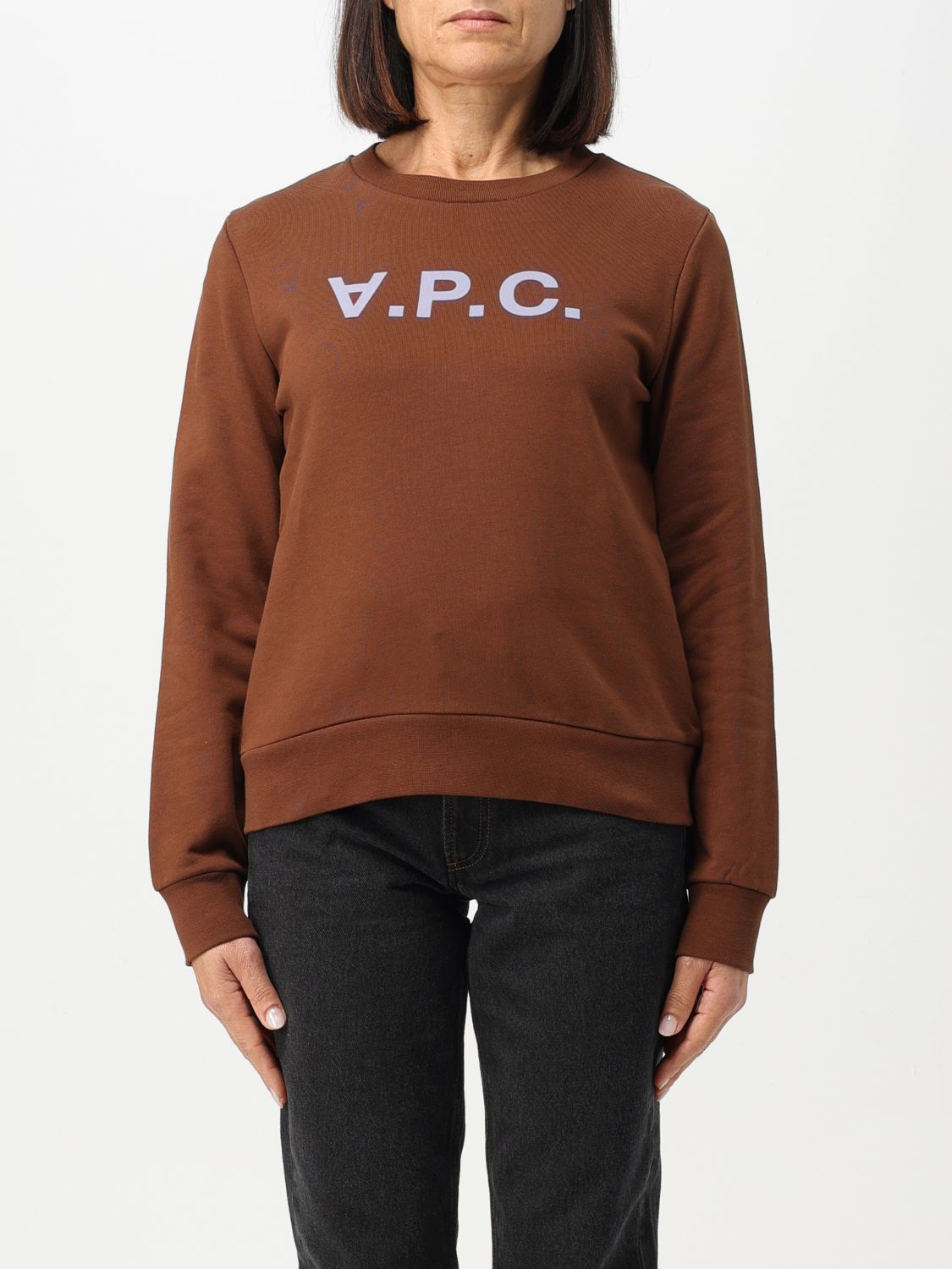 Apc Sweatshirt A.p.c. Damen Farbe Braun In Brown