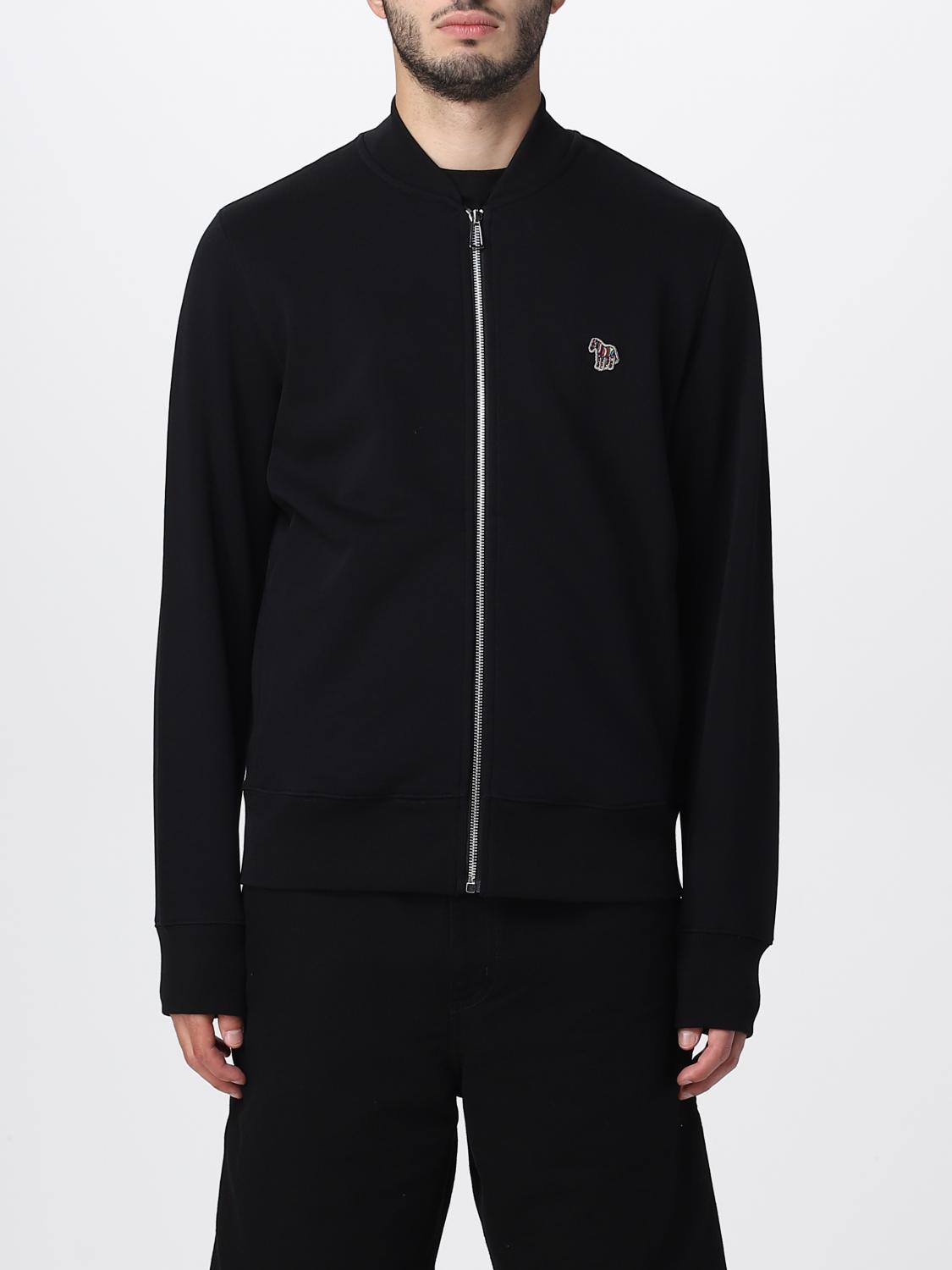 Ps By Paul Smith Ps Paul Smith Hoodie With Zebra Logo Patch In Black