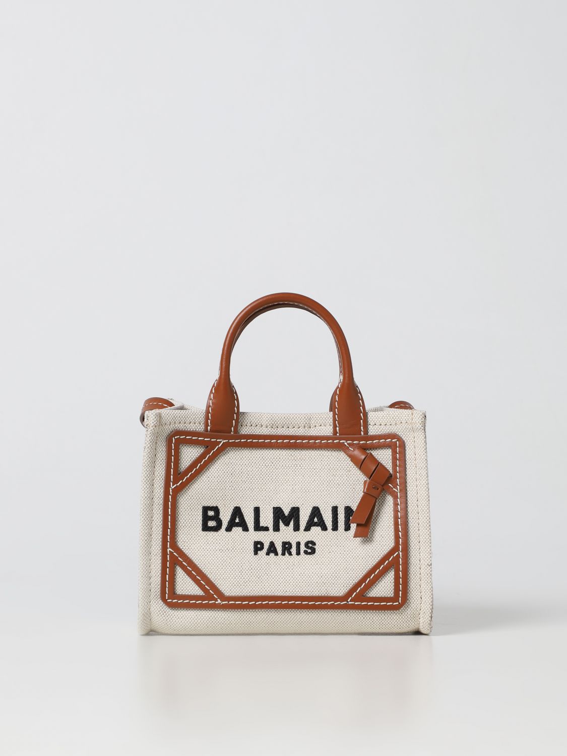 ensom tempo Villig BALMAIN: Army bag in canvas - Beige | Balmain mini bag FD808TDCS online at  GIGLIO.COM