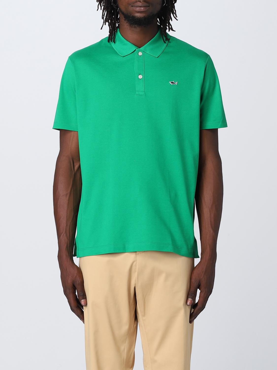 Polo Shirt PAUL & SHARK Men colour Green